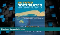 Best Price Beyond Doctorates Downunder: Maximising the Impact of Your Doctorate from Australia and