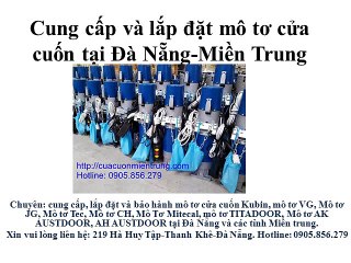 Thi công cửa cuốn tại Đà Nẵng 0905.856.279