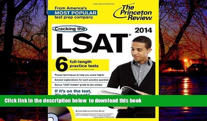 Buy NOW Princeton Review Cracking the LSAT with 6 Practice Tests   DVD, 2014 Edition (Graduate