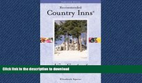 FAVORITE BOOK  Recommended Country Inns New England, 18th (Recommended Country Inns Series) FULL