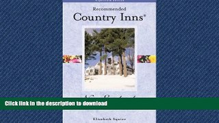 FAVORITE BOOK  Recommended Country Inns New England, 18th (Recommended Country Inns Series) FULL