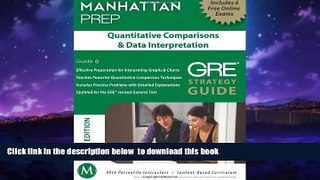Pre Order Quantitative Comparisons   Data Interpretation GRE Strategy Guide, 3rd Edition Manhattan