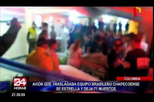 Imágenes previas a la tragedia de avión del Chapecoense