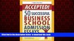 PDF Gen Tanabe Accepted! 50 Successful Business School Admission Essays Pre Order