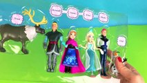 Muñecas ❤ FROZEN ❤ Anna Elsa Hans Sven Kristoff Olaf Jugamos Vasos Sopresa Frozen Dolls Toys