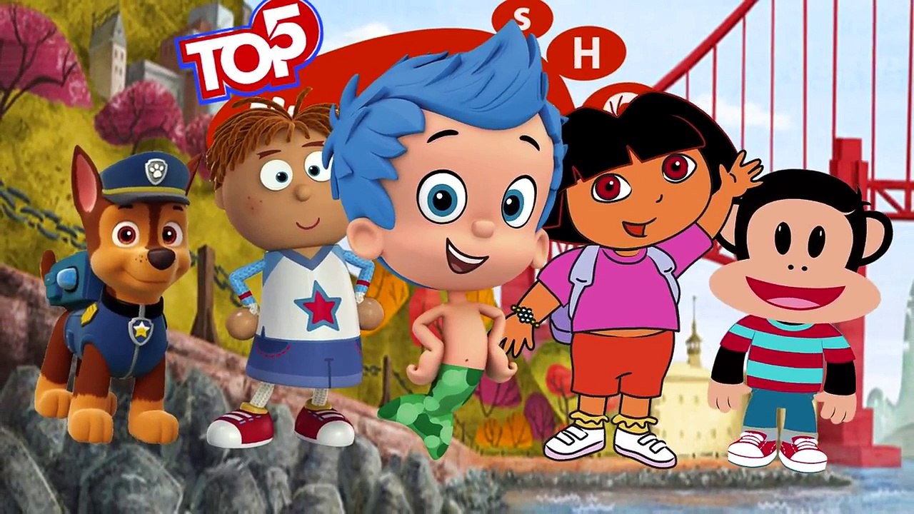 Top 5 Nickelodeon Kids Show new Finger Family - Nursery Rhyme for Children