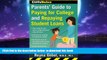Pre Order CliffsNotes Parents  Guide to Paying for College and Repaying Student Loans Reyna Gobel