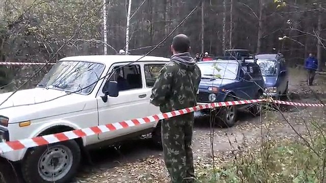 Проезд створа финишных ворот командой №1