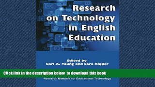 Audiobook Research on Technology in English Education (Research Methods for Educational