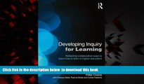 Pre Order Developing Inquiry for Learning: Reflecting Collaborative Ways to Learn How to Learn in
