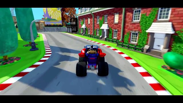 Jeux Pour Enfants Mcqueen Cars & Spiderman Voiture! Spiderman Couleurs