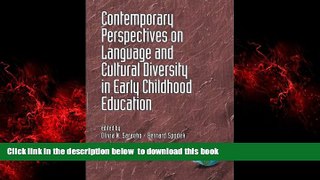 Pre Order Contemporary Perspectives on Language and Cultural Diversity in Early Childhood
