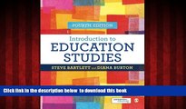 Audiobook Introduction to Education Studies (Educational Studies: Key Issues) Steve Bartlett Full