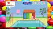 Peppa Pig en la Piscina- Juegos para Niños de 3 a 6 Años ¡¡Juegos de Peppa!!!