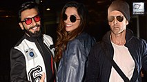 Deepika Padukone,Ranveer Singh,Hrithik Roshan's Airport Spotting 2016