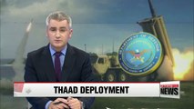 Political situation in S. Korea will not affect THAAD deployment: Pentagon