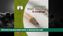 Buy McGraw-Hill Education Achieving TABE Success In Language, Level E Workbook (Achieving TABE