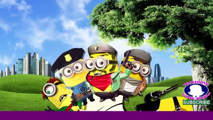 Minions police king kong cartoon finger family | batman ABC song 123 numbers for kids
