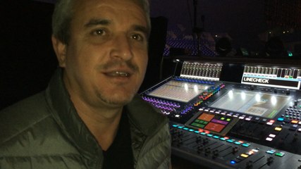 Vincent Mantz, ingénieur du son pour la tournée de jean-Michel Jarre