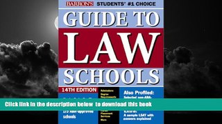 Pre Order Barron s Guide to Law Schools Barrons Educational Series Full Ebook