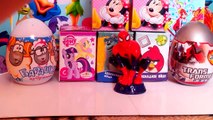 Surprise Eggs Angry Birds, Scooby-doo,MLP,Minnie Mouse,spiderman,Transformers,monsters, Inc.