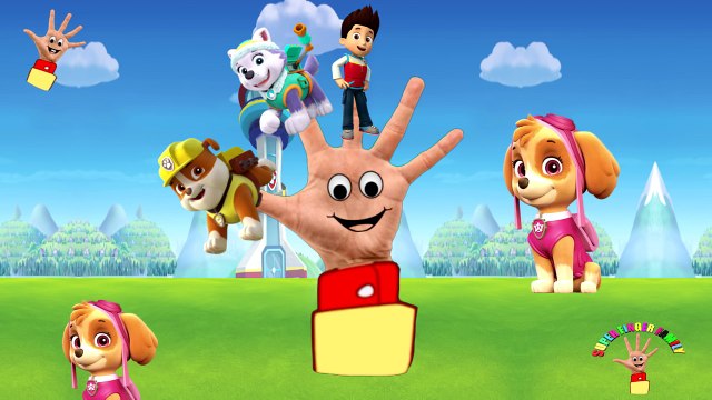 The Finger Family Cartoon Characters - Family Nursery Rhyme - The Finger Family Songs