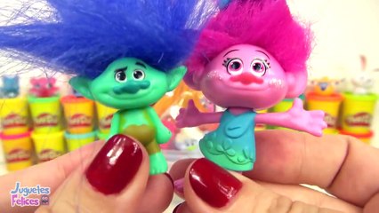 Huevo Sorpresa Gigante / Trolls en Español / de Plastilina  Play Doh