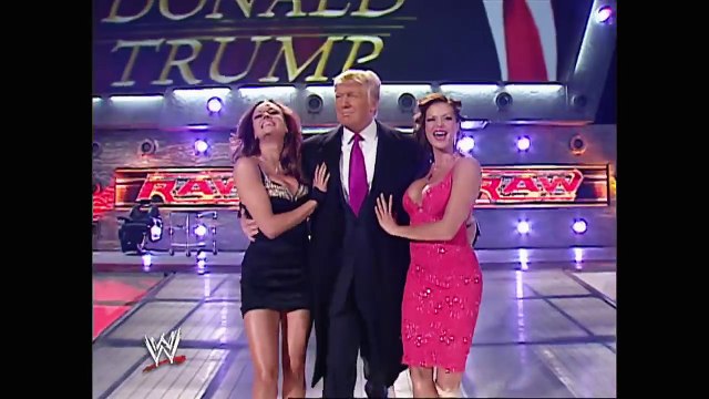 Mr. McMahon and Donald Trump's Battle of the Billionaires Contract Signing - YouTube