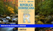FAVORITE BOOK  Laminated Dominican Republic Map by Borch (English, Spanish, French, Italian and