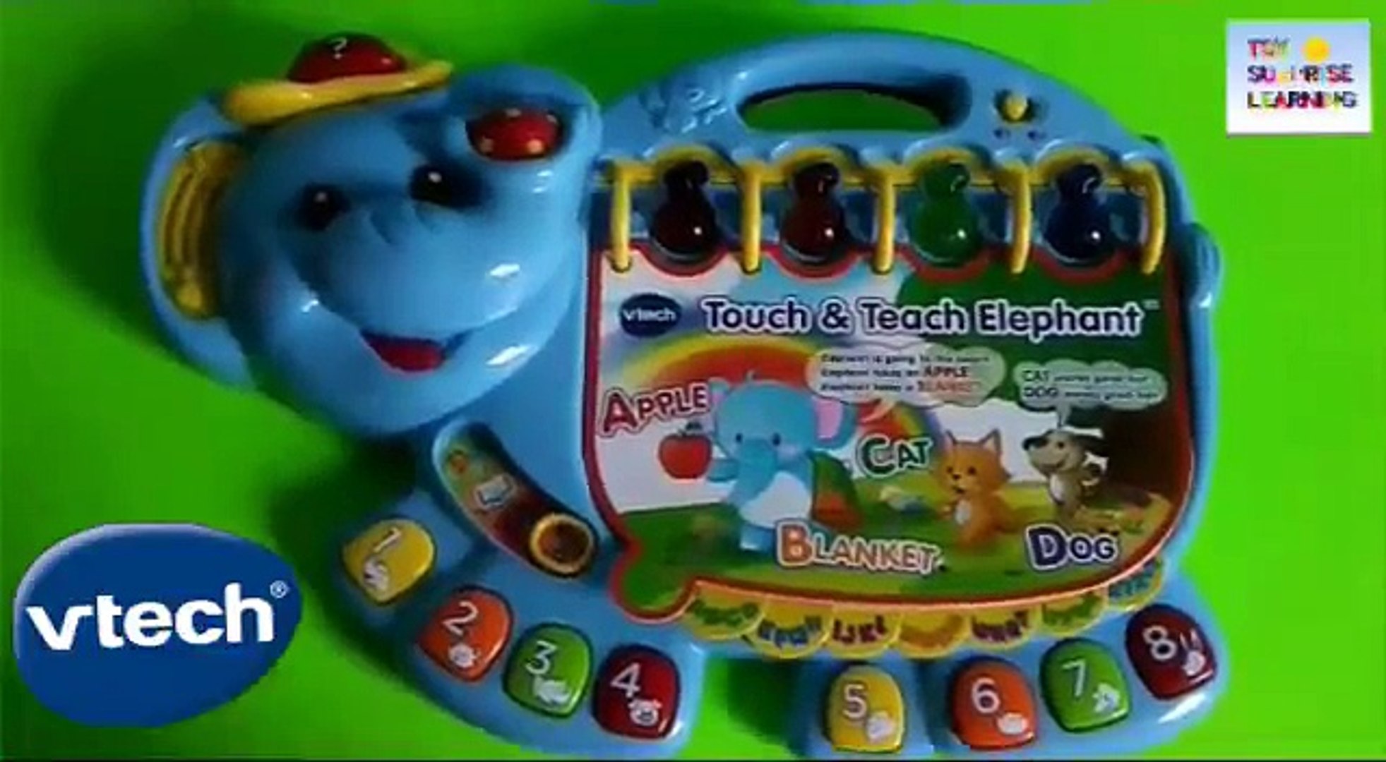 vtech touch and teach elephant book