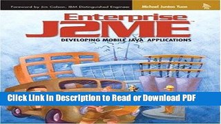 Download Enterprise J2ME: Developing Mobile Java Applications PDF Free