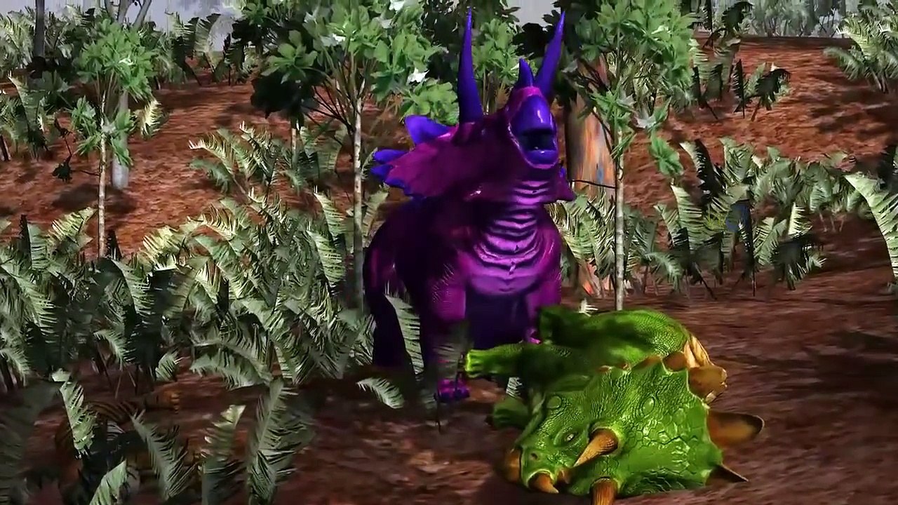 Colors Dinosaurs Vs Colors Lion Attack Short Movie For Children | 3D Colors Evil Gorilla Lion King