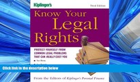 FAVORIT BOOK Know Your Legal Rights: Protect Yourself from Common Legal Problems That Can Really