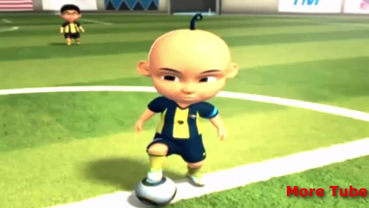Captain Upin - cartoon football