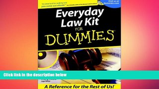 READ THE NEW BOOK Everyday Law Kit For Dummies? (For Dummies (Lifestyles Paperback)) John Ventura