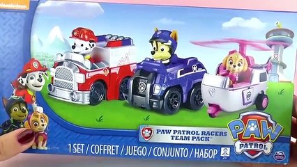 PAW Patrol Nederlands Nickelodeon Racers - Politie, brandweer, reddingshelicopter