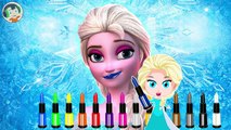 Elsa Frozen Makeup Prank - Learn Colors for Kids - Video for Kids