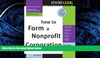 READ book How to Form a Nonprofit Corporation (Complete Nonprofit Corporation Kit) Mark Warda BOOK