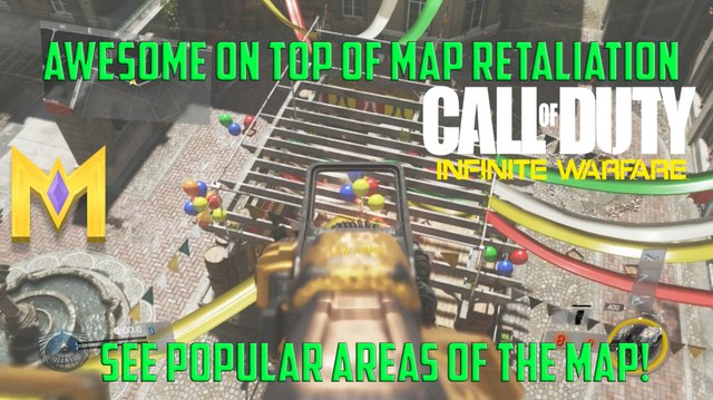 COD INFINITE WARFARE GLITCHES - FTL JUMP HIGH LEDGES - RETALIATION TOP OF MAP Glitch