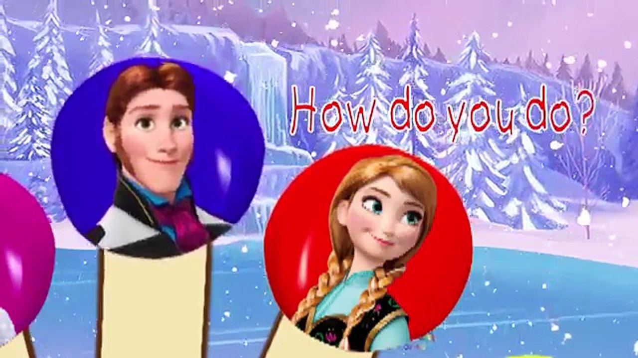 Disney Frozen Lollipop Finger Family Songs - Daddy Finger Family Nursery Rhymes Lyrics For Children