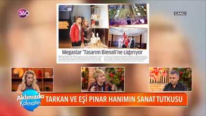 Tarkan Ve Eşi Pınar Tevetoğlunun Sanat Aşkı _ Aklınızda Kalmasın -