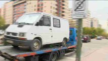 Hallados dos hombres muertos dentro de una furgoneta en descampado de Madrid
