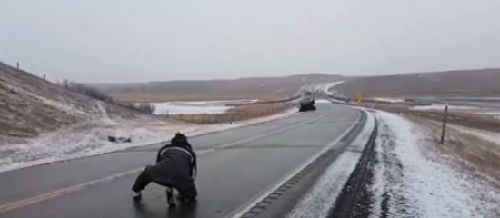 Kiwi Man Performs Haka for Standing Rock Protesters in North Dakota