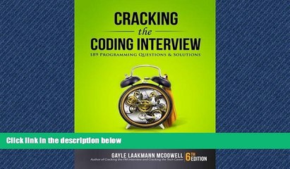 READ PDF [DOWNLOAD] Cracking the Coding Interview: 189 Programming Questions and Solutions READ