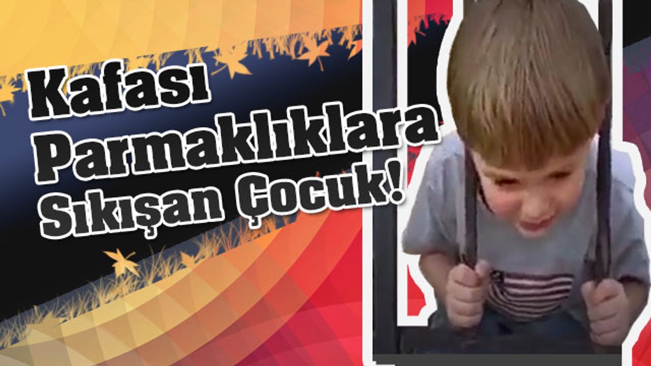 Kafası Parmaklıklara Sıkışan Çocuk!