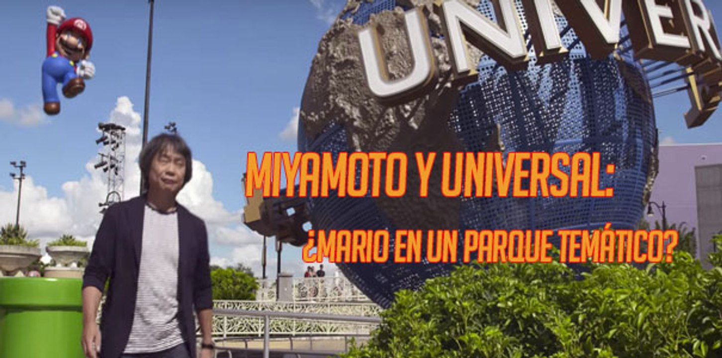 Miyamoto y Universal Studios unidos: ¿Mario Bro...