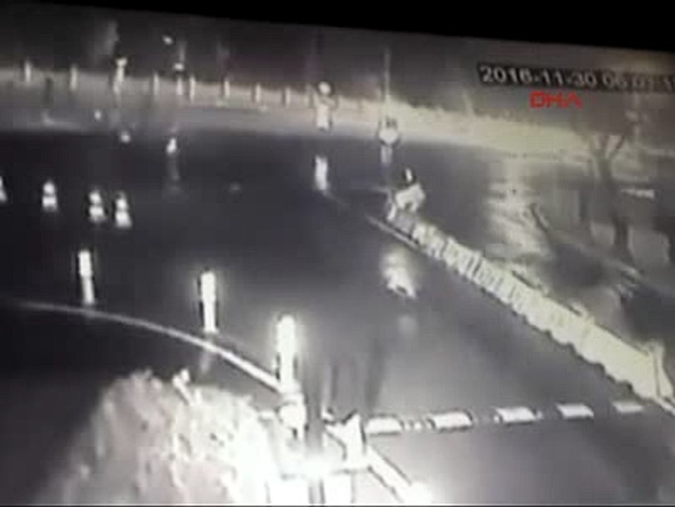 ERDAL TOSUN'UN ÖLDÜĞÜ TRAFİK KAZASI GÜVENLİK KAMERASINDA