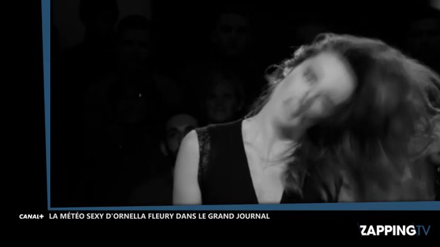 Le Grand Journal : Le sketch sexy d’Ornella Fleury, la miss météo (Vidéo)
