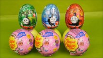 Thomas The Tank Engine & Friends surprise toys vs Peppa Pig surprise eggs Chupa Chups edition