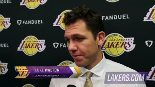 Luke Walton on Nick Young Injury | Lakers vs Pelicans | November 29, 2016 | 2016 17 NBA Se